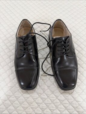 Florsheim Black Boys' Lace-Up Dress Shoes